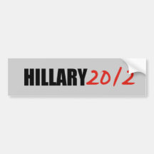 HILLARY CLINTON - ETIQUETA DE PARACHOQUE