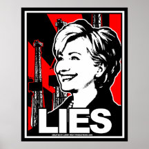Hillary Clinton: ¡MENTIRAS! Impresiones