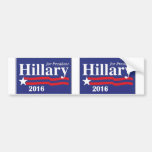 Hillary Clinton para el presidente 2016 - 2 en 1 Etiqueta De Parachoque