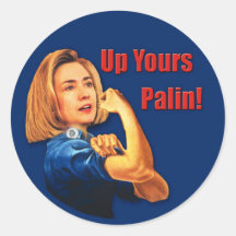 Hillary Clinton, Rosie el remachador, encima el su Pegatinas