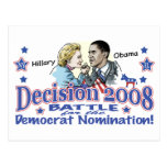 Hillary contra la postal de Obama