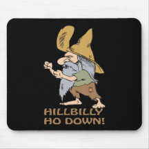 HillBilly Ho abajo Alfombrillas De Ratón
