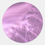 Hilo de araña · Arte del fractal · Lavendar Pegatina