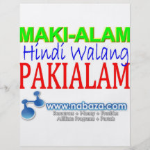 Hindi Walang Pakialam de Maki-alam Tarjetas Informativas