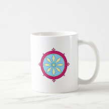 Hindu Chakra Dharma Gesetzesrad Wheel Justice Tee Tassen