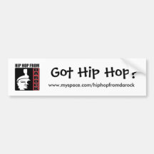 ¿Hip Hop conseguido? Pegatina De Parachoque