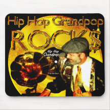 Hip Hop Grandpop oscila Mousepad Tapetes De Ratones