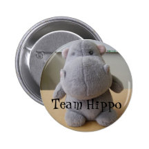 Hipopótamo del equipo pin