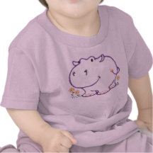 Hipopótamo feliz camiseta