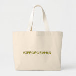 Hippopotamus Bolsas Lienzo