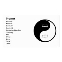 Historia de Yin Yang Tarjeta De Visita