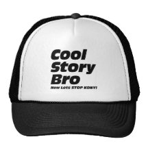 Historia fresca Bro - ahora deja la parada Kony Gorros Bordados