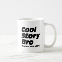 Historia fresca Bro - ahora deja la parada Kony Taza De Café