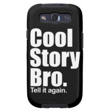 Historia fresca Bro. Caja de la galaxia de Samsung Galaxy SIII Coberturas