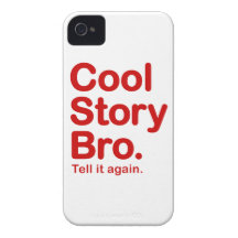 Historia fresca Bro. Caso del iPhone 4 de Barely T iPhone 4 Carcasa