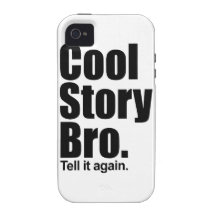Historia fresca Bro. Caso del iPhone 4 de Tough™ iPhone 4/4S Carcasa