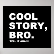 Historia fresca Bro Poster