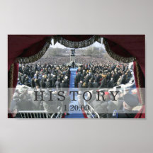 HISTORIA: Presidente Obama Inauguration Speech Posters