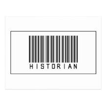 Historiador del código de barras tarjetas postales