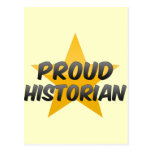 Historiador orgulloso postal