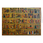 Historias bíblicas del siglo XIV - Verona, Italia Felicitacion