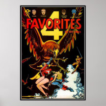 Historietas del vintage - poster