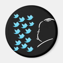 Hitch and Tweets Imanes Para Frigoríficos