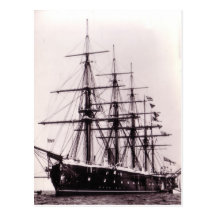 HMS Agincourt 1865 Tarjetas Postales