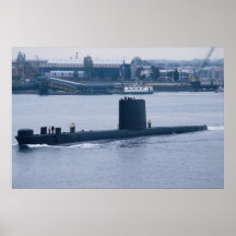 HMS Osiris a" que deja Portsmouth la base naval, H Poster