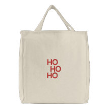HO, HO, HO BOLSAS DE LIENZO