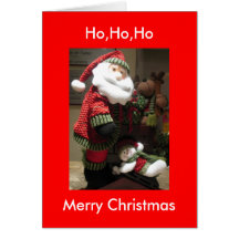Ho, Ho, Ho, Felices Navidad Tarjetas