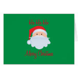 Ho Ho Ho tarjeta de felicitación
