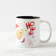 Ho-HO-ho taza de santa