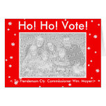 ¡HO! ¡HO! ¡VOTO! El personalizable mi perro vota l
