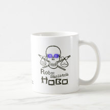 Hobo del esqueleto del robot tazas