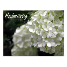 Hochzeitstag Blumen Tarjeta Postal