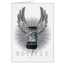 Hockey con alas felicitaciones