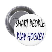 Hockey elegante del juego de la gente pin