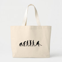 Hockey hierba de la evolución bolsas de mano