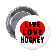 Hockey vivo del amor pin