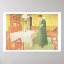 Hogar de la escuela, escena del comedor, pub. en " poster