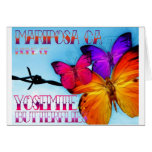 Hogar de Mariposa de Yosemite y de mariposas Felicitaciones