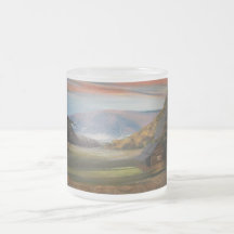Hogar del país taza de café