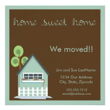 hogar dulce casero invitaciones personalizada