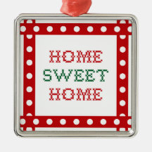 Hogar dulce casero ornamente de reyes