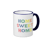 Hogar dulce casero taza de café