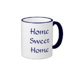 Hogar dulce casero taza de café