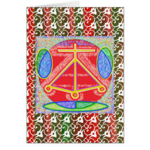 HOGAR oriental de Reiki del chino Felicitacion