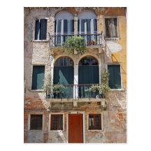 Hogar veneciano tarjeta postal