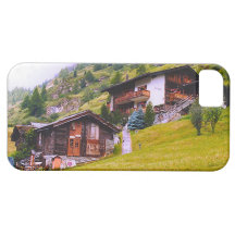 Hogares de la montaña de Suiza, Alfalfa iPhone 5 Case-Mate Cobertura